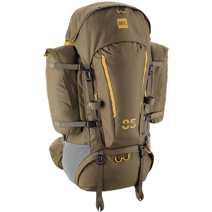 85 liter hiking backpack MEC SERRATUS 85 BACKPACK – Product Comparison